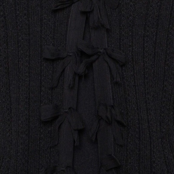 AUTH. CHANEL 2006 Black Bows Spring Cardigan Jacket size 34/XS MINT GORGEOUS! - Picture 4 of 5